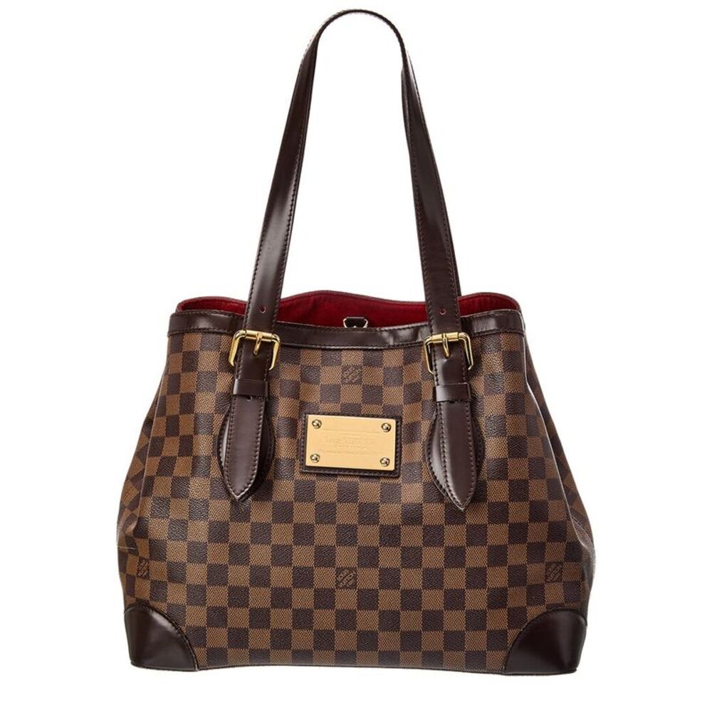 Louis Vuitton Brown Damier Ebene Hampstead Mm (Authentic Pre-Loved)